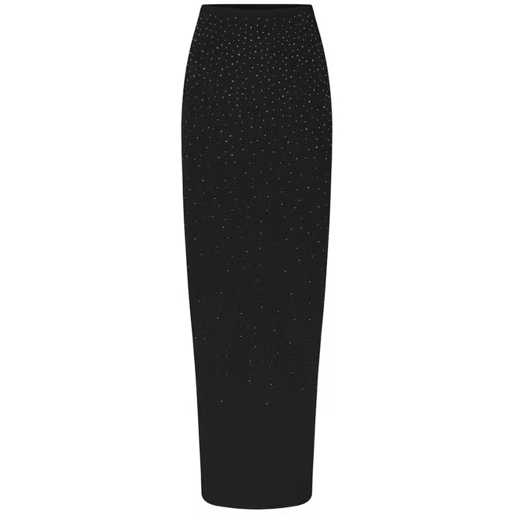 SKIMS x Swarovski Tube Skirt S Onyx (New)